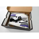 Air Jordan AJ312 White Yellow Purple