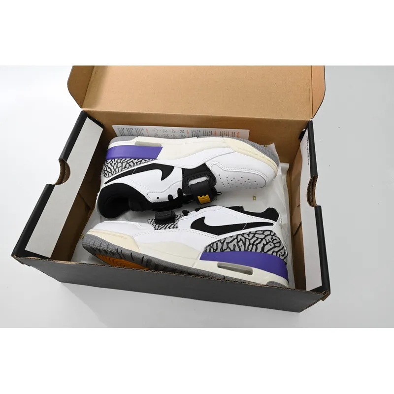 Air Jordan AJ312 White Yellow Purple