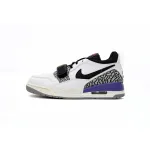 Air Jordan AJ312 White Yellow Purple