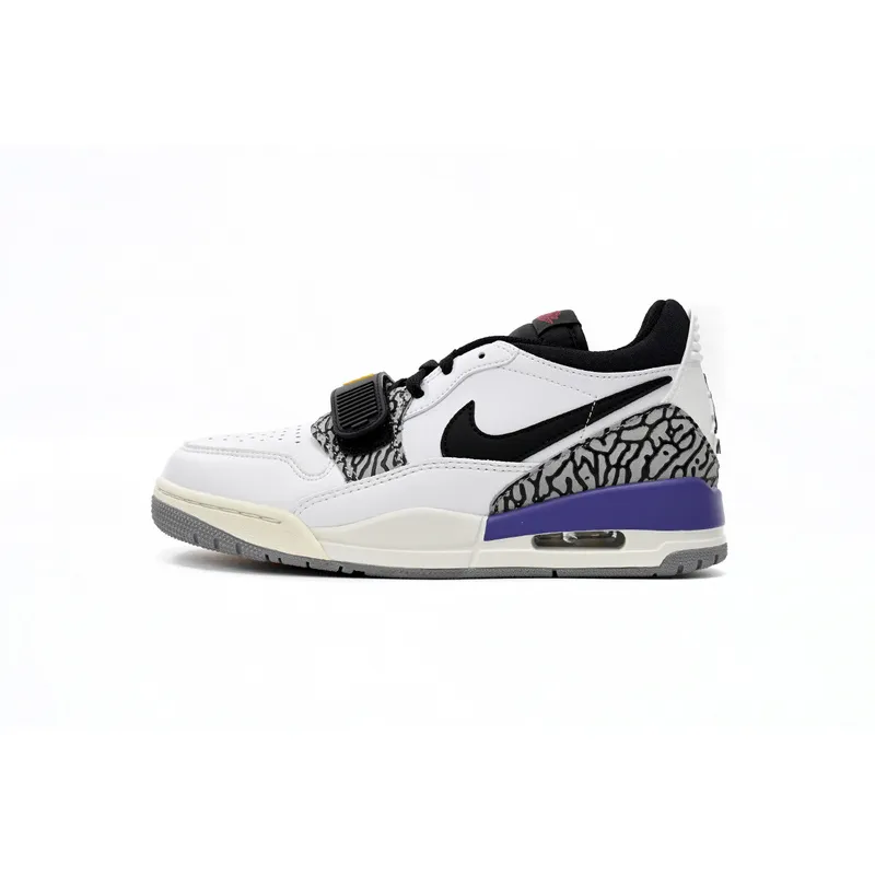 Air Jordan AJ312 White Yellow Purple