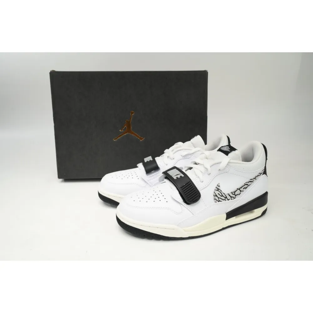 Air Jordan Legacy 312 Low White and Black