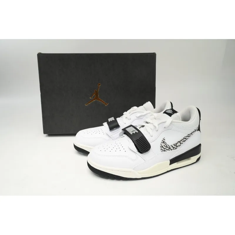 Air Jordan Legacy 312 Low White and Black