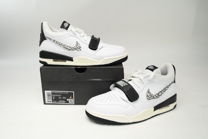 Air Jordan Legacy 312 Low White and Black