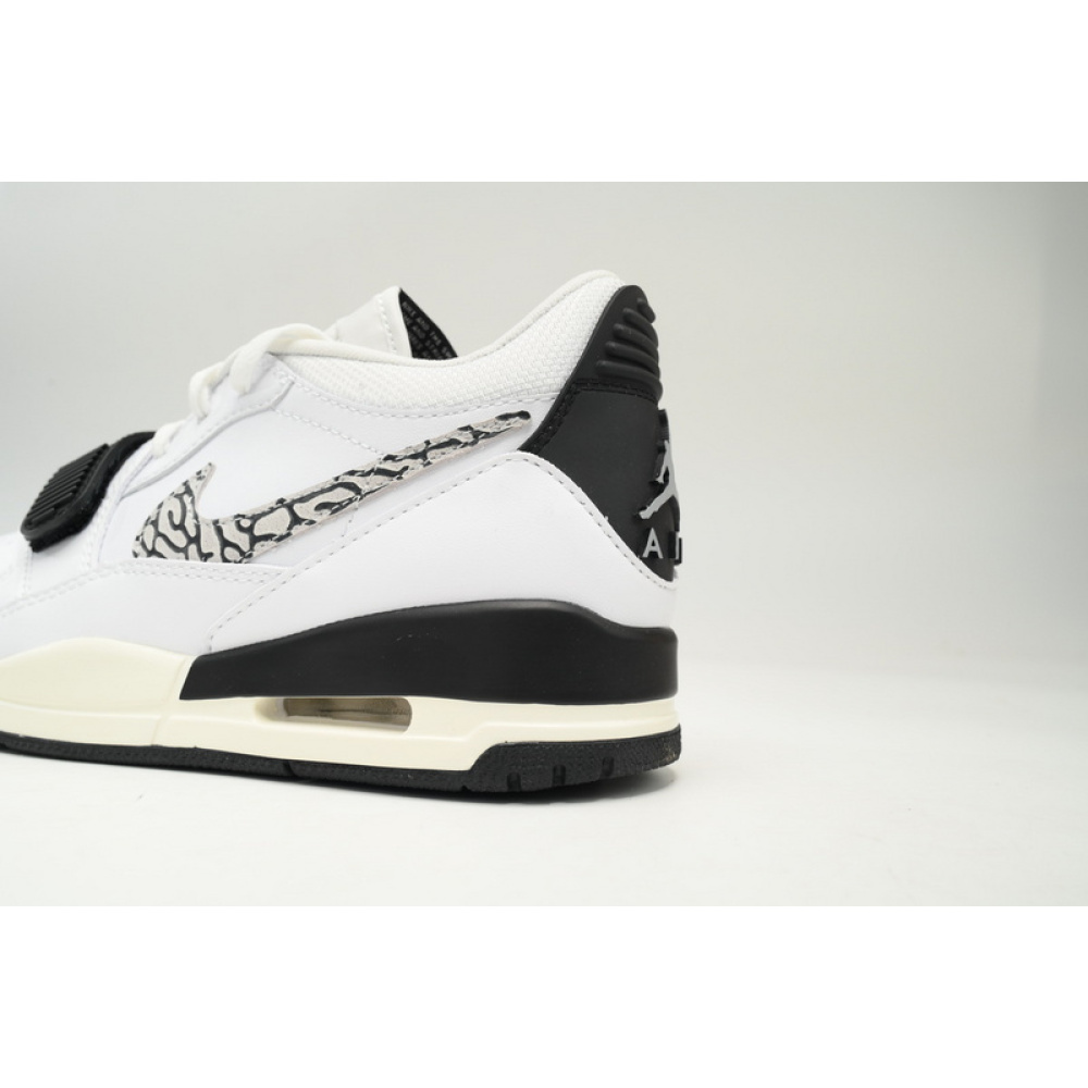 Air Jordan Legacy 312 Low White and Black
