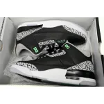 BS Air Jordan 3 "Black/Green Glow"