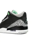 BS Air Jordan 3 "Black/Green Glow"