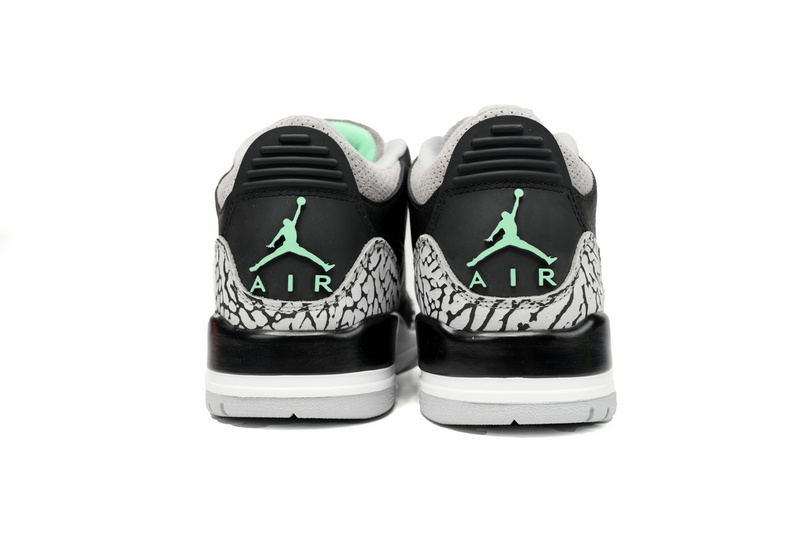 BS Air Jordan 3 "Black/Green Glow"