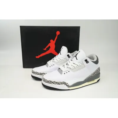 LS  Air Jordan 3 Hide N Sneak White Black 02