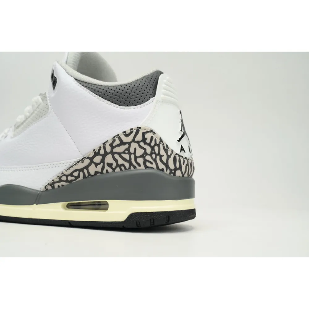 LS  Air Jordan 3 Hide N Sneak White Black