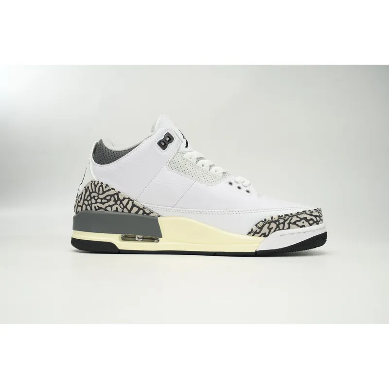 LS  Air Jordan 3 Hide N Sneak White Black