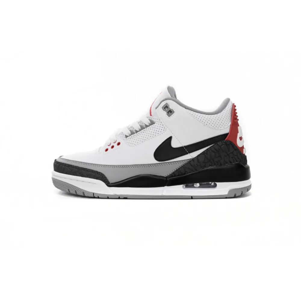 LS Air Jordan 3 “Tinker” White Manuscript