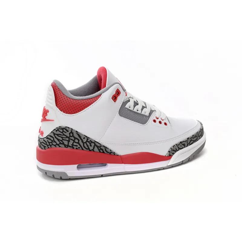 LS Air Jordan 3 OG “Fire Red” Vintage Flame Red