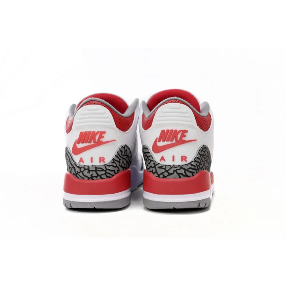 LS Air Jordan 3 OG “Fire Red” Vintage Flame Red