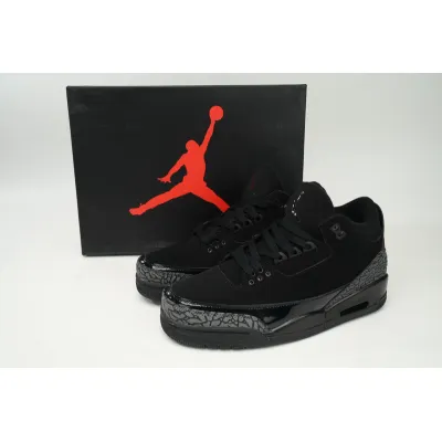 LS Air Jordan 3 Retro Black Cat 02