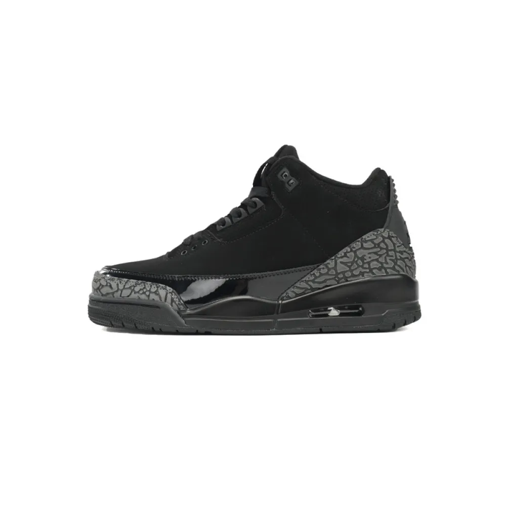 LS Air Jordan 3 Retro Black Cat