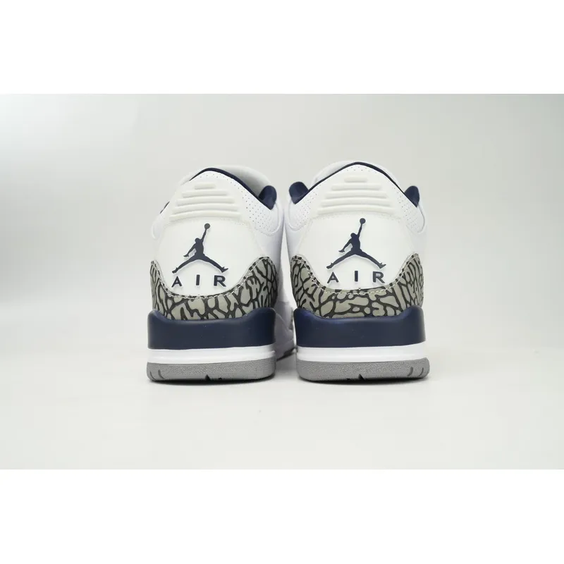 LS Air Jordan 3 White Navy Cement