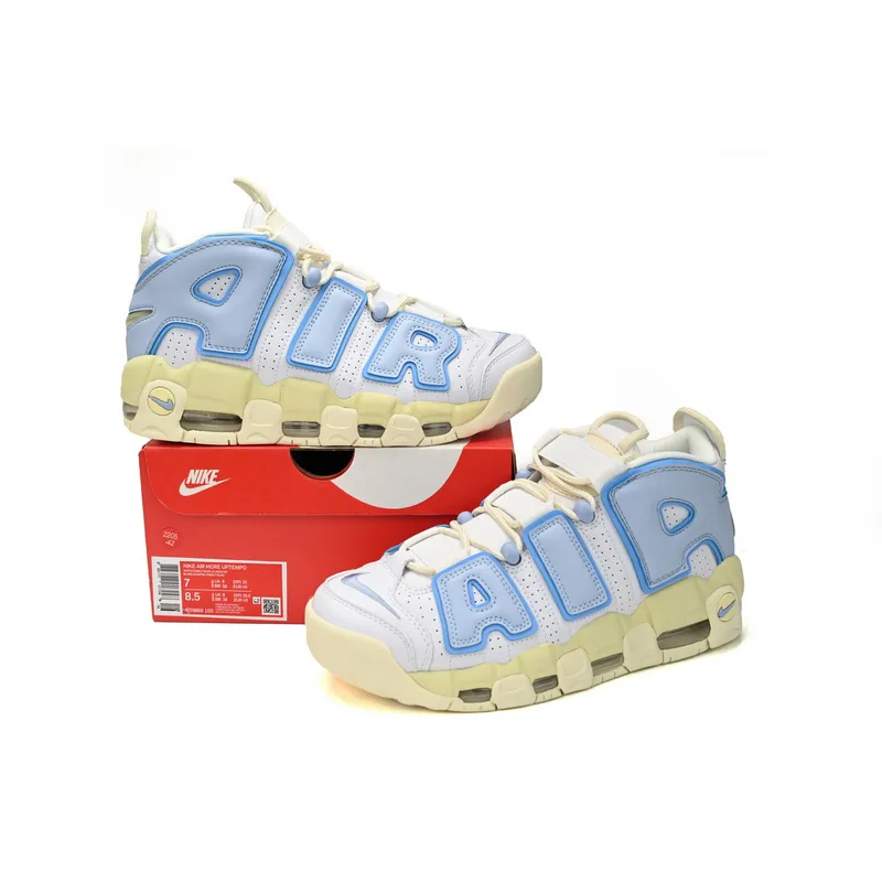 Nike Air More Uptempo White Blue Sail