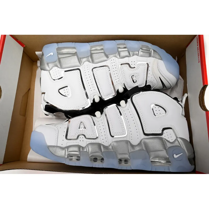Nike Air More Uptempo Wmns "White Chrome"