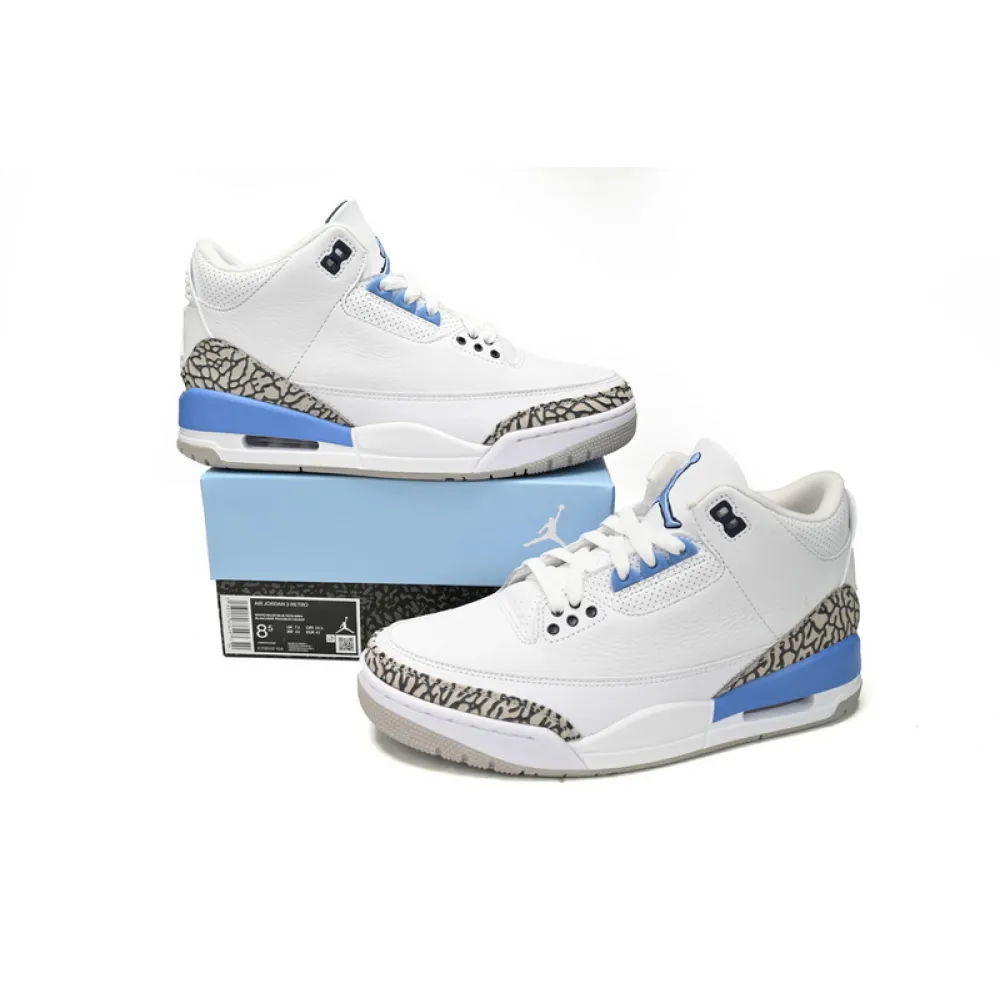 PK Air Jordan 3 “UNC”