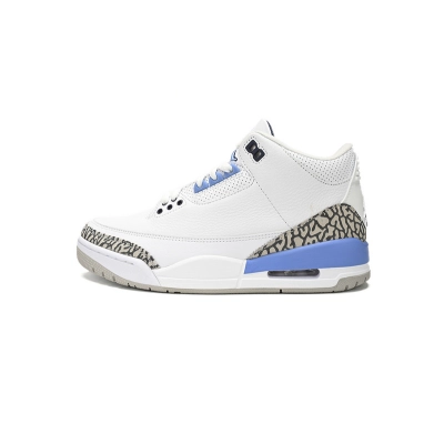 PK Air Jordan 3 “UNC” 01