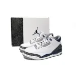 PK Air Jordan 3 "White Navy Cement"