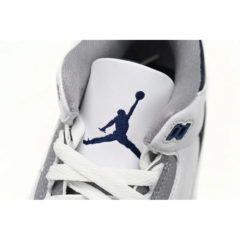 PK Air Jordan 3 "White Navy Cement"