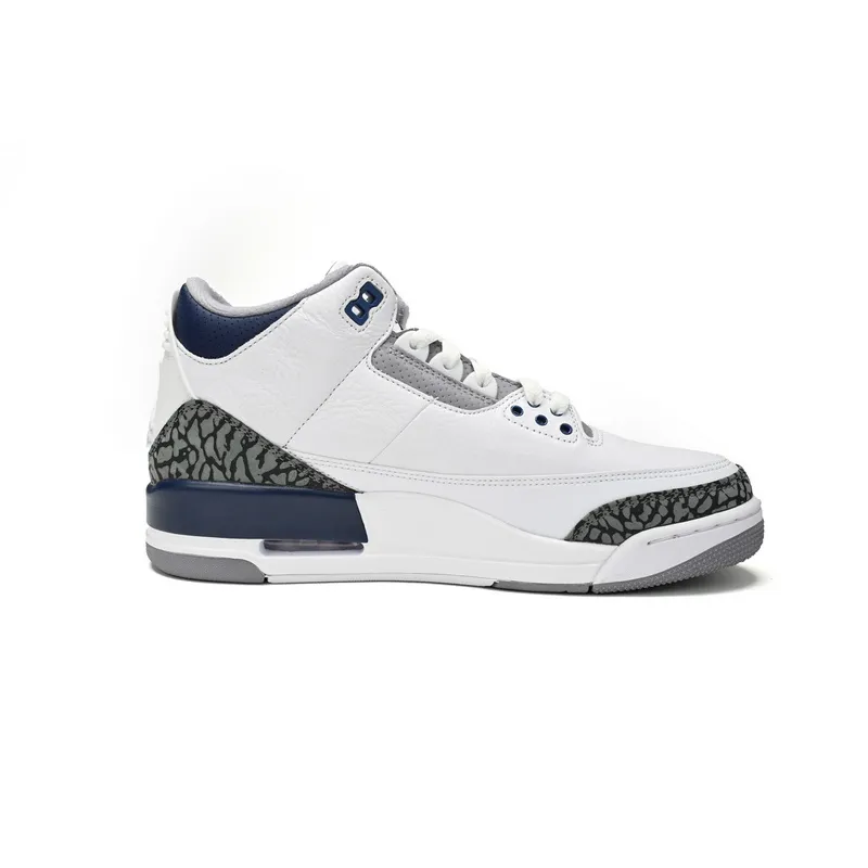 PK Air Jordan 3 "White Navy Cement"