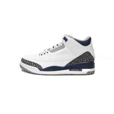 PK Air Jordan 3 "White Navy Cement" 01
