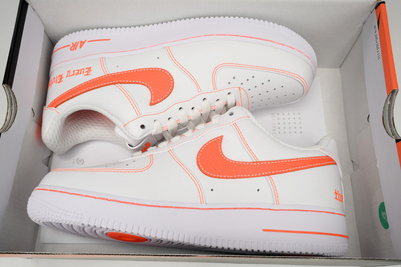 QF Nike Air Force One Low Vlone "White/Orange"
