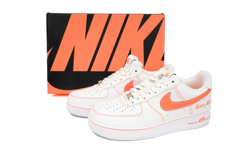 QF Nike Air Force One Low Vlone "White/Orange"