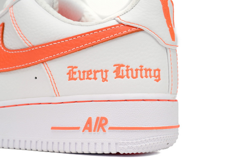 QF Nike Air Force One Low Vlone "White/Orange"