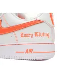 QF Nike Air Force One Low Vlone "White/Orange"