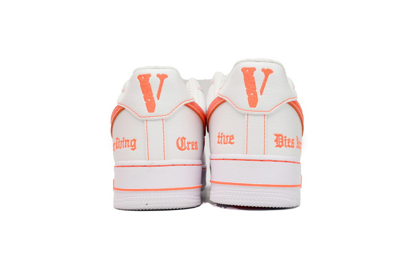 QF Nike Air Force One Low Vlone "White/Orange"