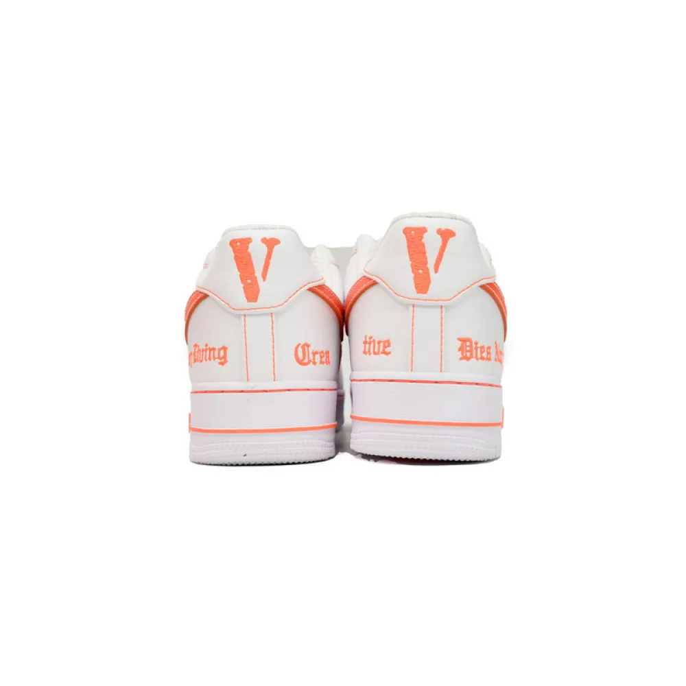 QF Nike Air Force One Low Vlone "White/Orange"