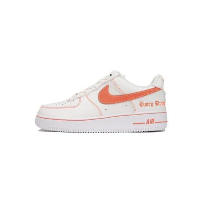 QF Nike Air Force One Low Vlone "White/Orange" 01