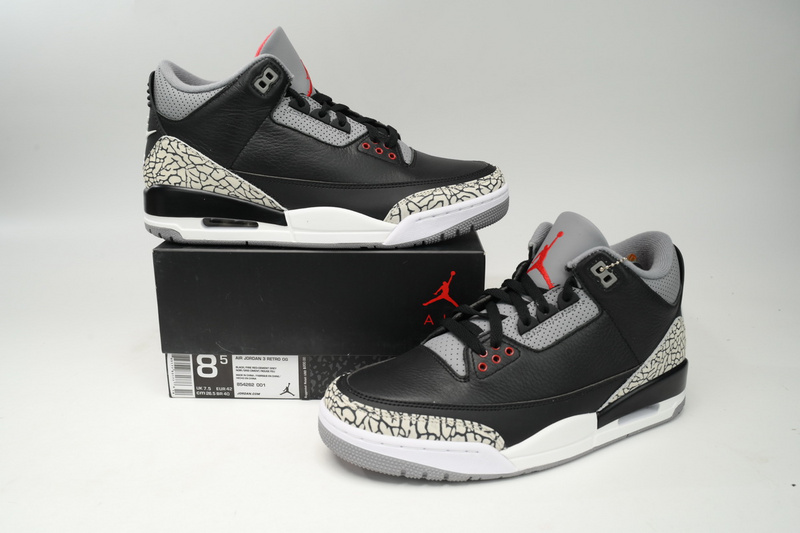 XH A Ma Maniere x Air Jordan 3 Retro SP Black Cement