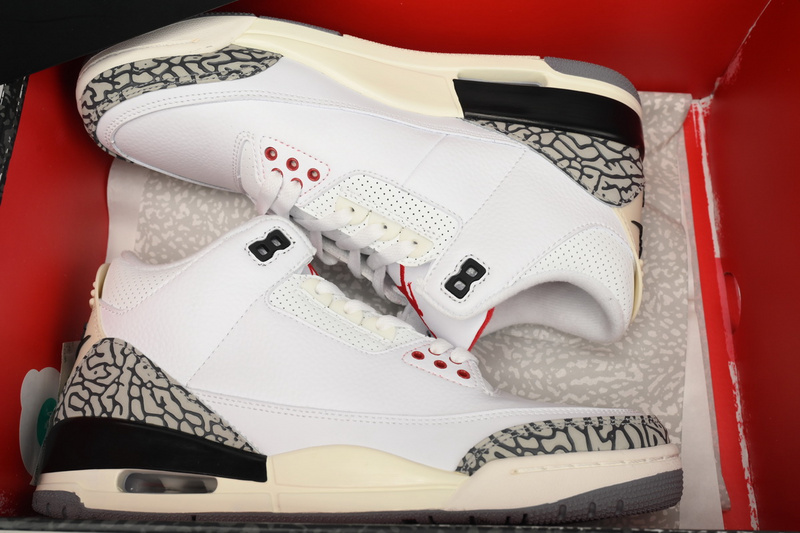 XH Air Jordan 3 “White Cement Reimagined