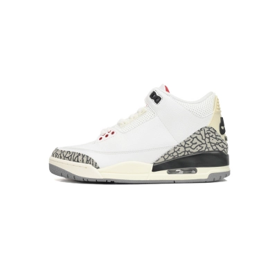 XH Air Jordan 3 “White Cement Reimagined 01