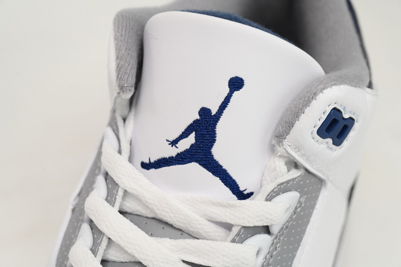 XH Air Jordan 3 "White Navy Cement"