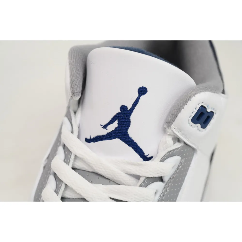 XH Air Jordan 3 "White Navy Cement"