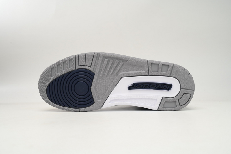 XH Air Jordan 3 "White Navy Cement"