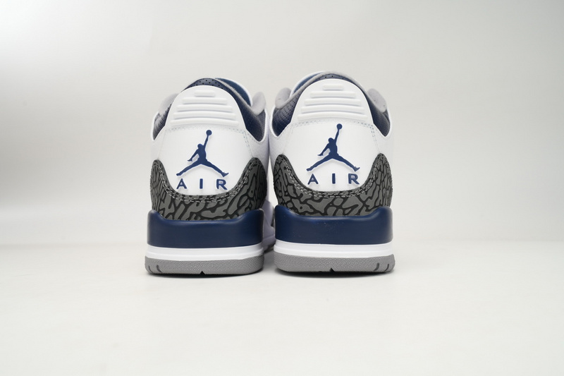 XH Air Jordan 3 "White Navy Cement"