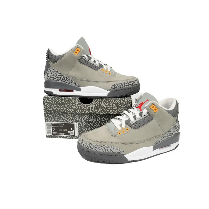 XH Air Jordan 3 RETRO "COOL GREY"