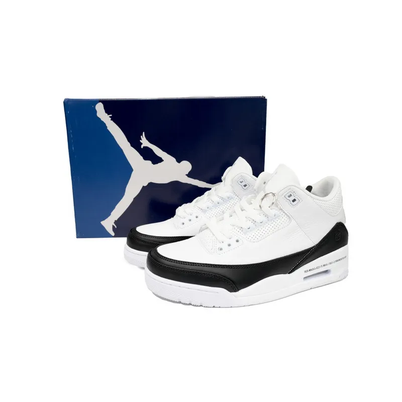 XH Fragment Air Jordan 3 White Black