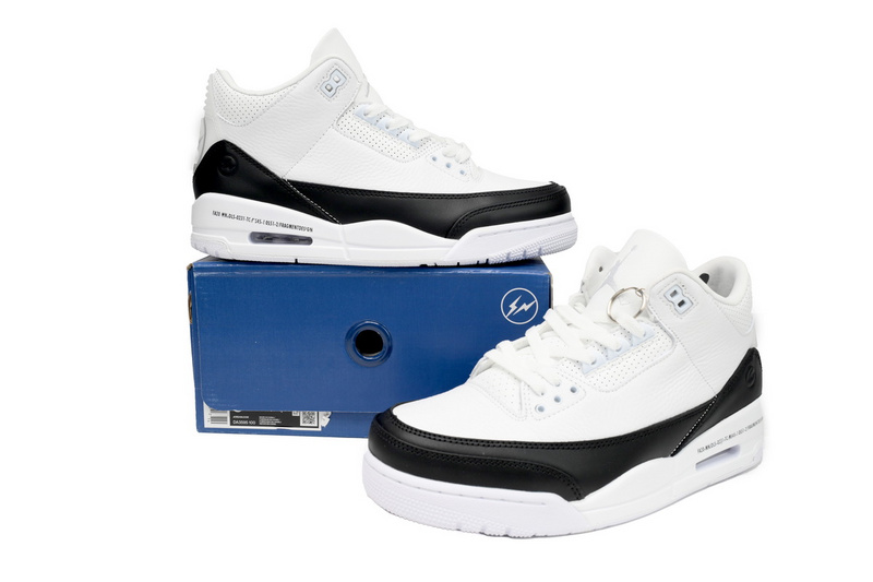 XH Fragment Air Jordan 3 White Black