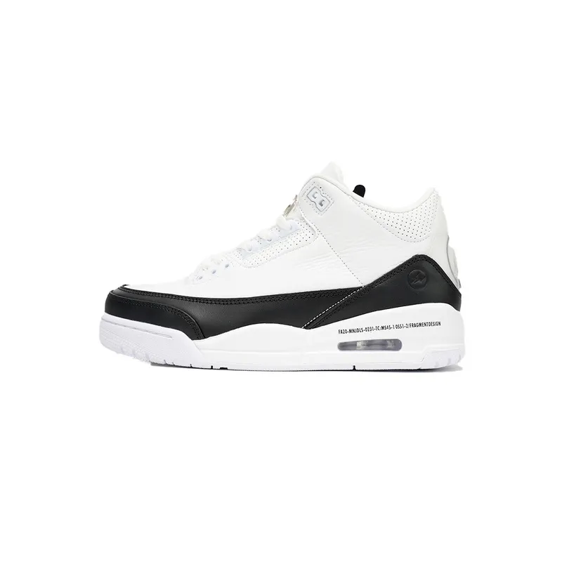 XH Fragment Air Jordan 3 White Black