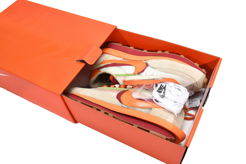 CLOT x sacai x Nike LDWaffle Orange Blaze