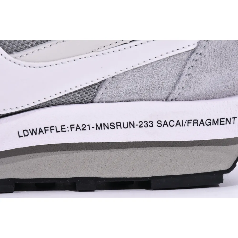 Fragment Design x sacai x Nike LDWaffle Light Smoke Gre