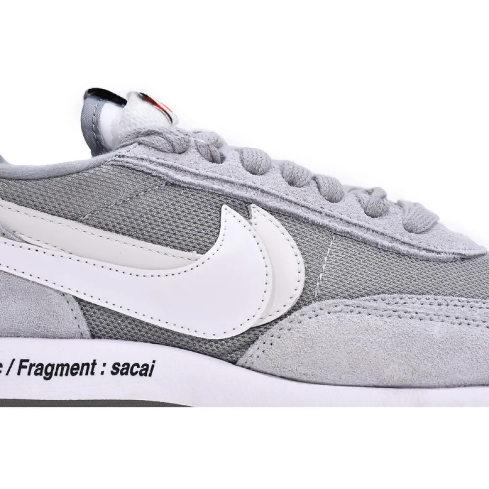 Fragment Design x sacai x Nike LDWaffle Light Smoke Gre