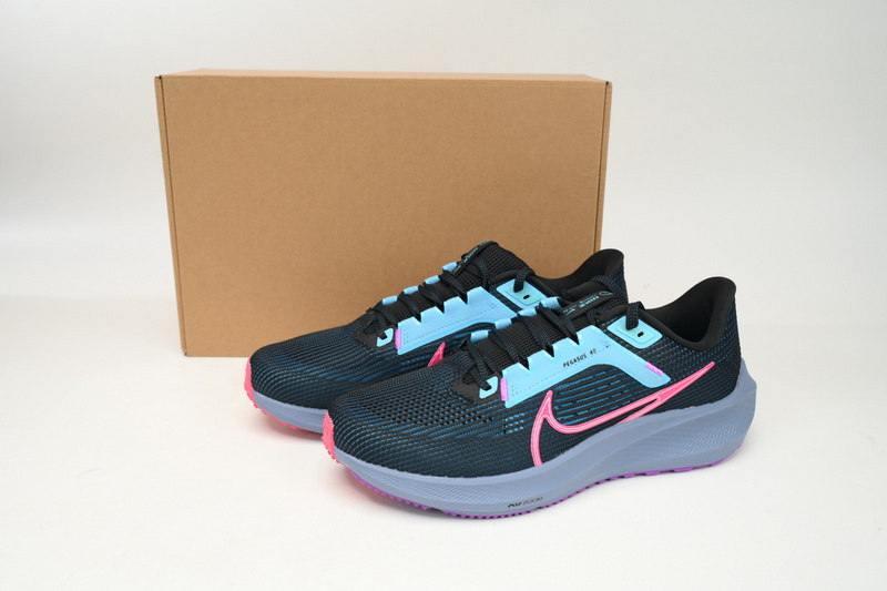 Nike Air Zoom Pegasus 40 Black Pink Blue
